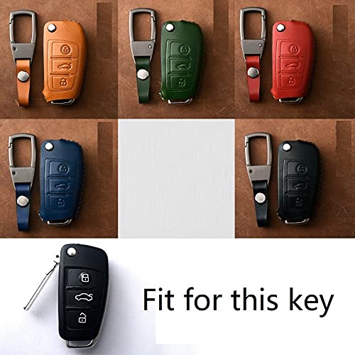 Amazon | 本革キーケースキーカバー保護アウディ A3 8L 8 1080P A4 B6