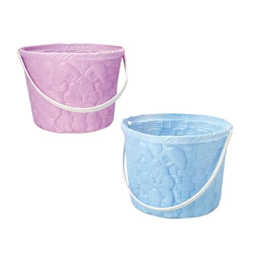 Estados Unidos juguete ed158 plástico cestas de Pascua (pack de 12)