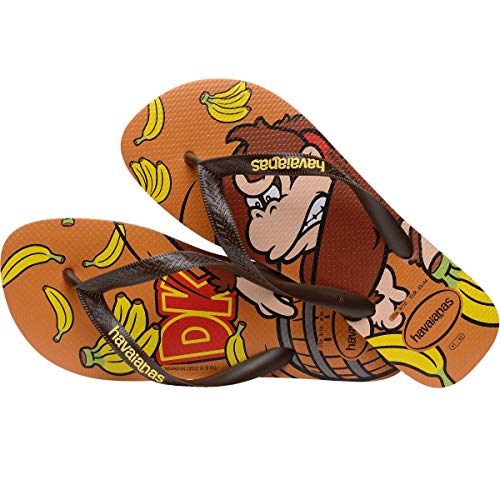 Chinelo Mario Bros, Havaianas, Adulto Unissex, Ferrugem, 37/38