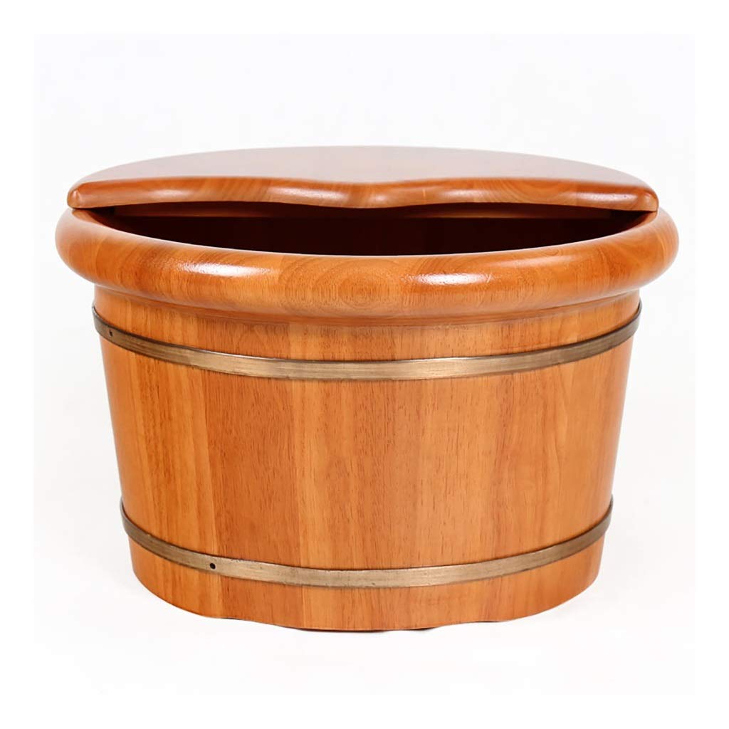 FDEFIRTFG Sauna bucket, Pure Wood Bathtub Bucket，Handmade ，Sauna Accessories For Footbath Tubs，Foot Relaxing Bath Barrel