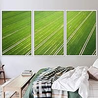 3 Piece Framed Canvas Wall Art Abstract Colorful Cool Geometric Canvas Prints Home Artwork Decoration for Living Room,Bedroom - 16