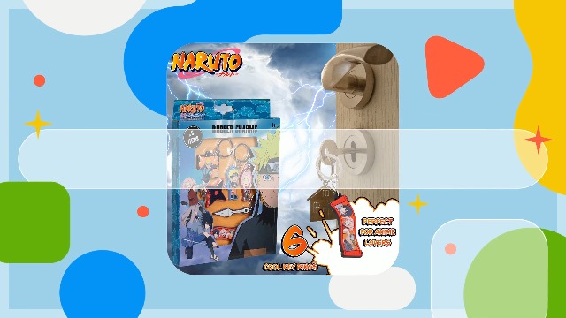 Amazon.com: Naruto Wallet and 4 Keyrings or 6 Keychain Set for