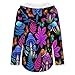 Womens Bodysuit Witch Mystery Magic Mushroom Purple Leaf Trippy Mushrooms T Shirts Long Sleeve Hoodie V Neck Pullover Tops, 2026