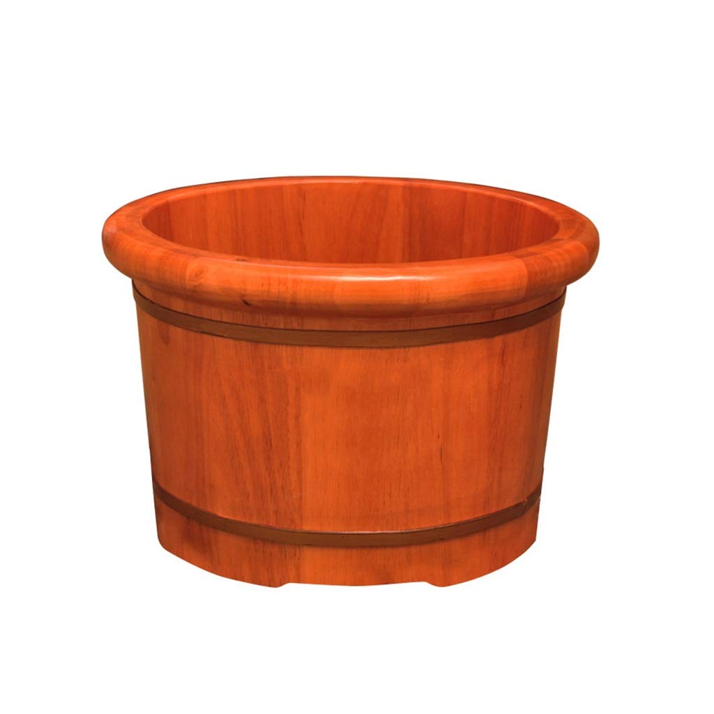 Barril de Madera SPA para pies Bañera para pies de Roble, bañera para pies doméstica, Cubo de pedicura, Adecuado para el Club de Salud, Familia, bañera para pies saludables, 26 cm