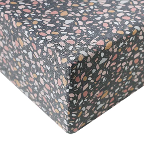 Image of Copper Pearl Premium Knit Baby Crib Sheets for Standard Mattresses, Breathable and Soft, Gemini