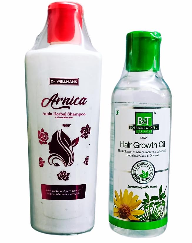 Buy BT Growth Oil 200ml And Dr Wellman Arnica A Herbal Shampoo with
