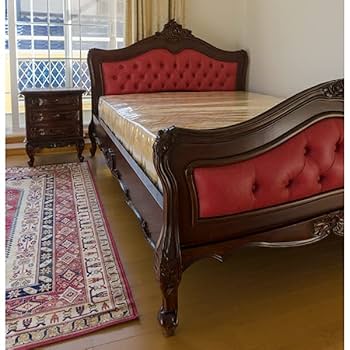 Amazon | ロココ調ローズベッド：シングル：ピンク：マットレス