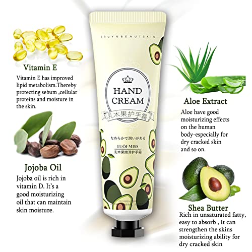 Beeyoye 10 Pack Hand Cream Set,Mini Moisturizing Hand Lotion For Dry Cracked Hands,Stocking Stuffers Bulk Gifts,Travel Size Hand Care Cream With Natural Plant Fruit Scented For Women #TOP1