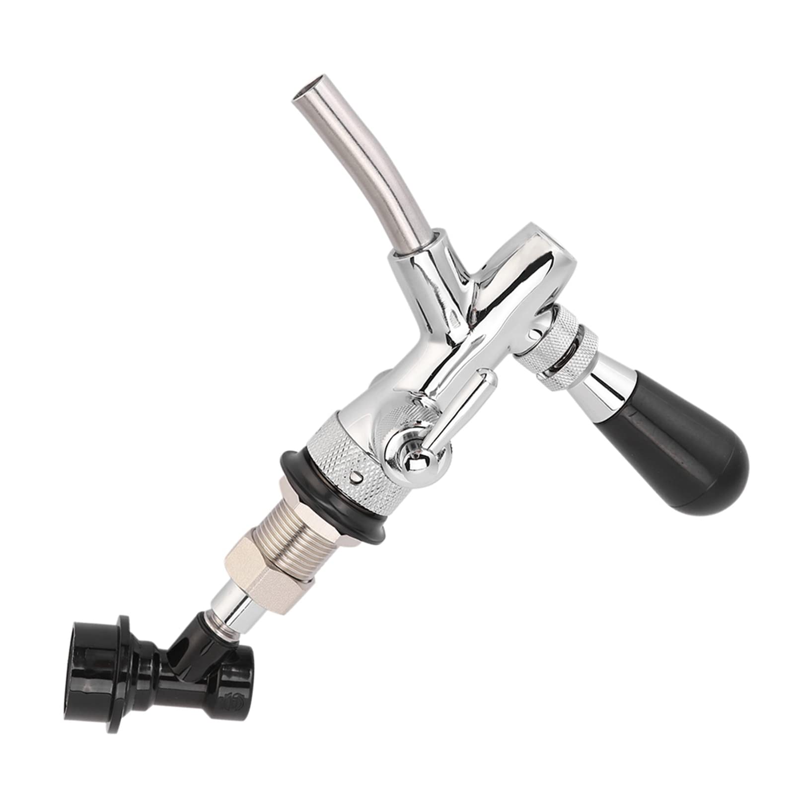 Cocoarm Grifo de Cerveza Ajustable, Máquina de Cerveza de Barril de Vástago Largo, Grifo de con Interruptor de Control para Bares, Hoteles, Restaurantes, Elaboración Casera, Disfrute de su Fiesta