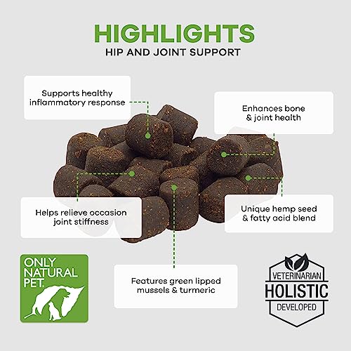 Only Natural Pet Hemp Hip & Joint Support Soft Chews for Dogs, 120 Count - Image 5