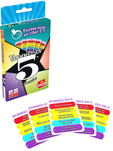 Nommez en 5 Jeu de cartes GOLIATH - vue 5
