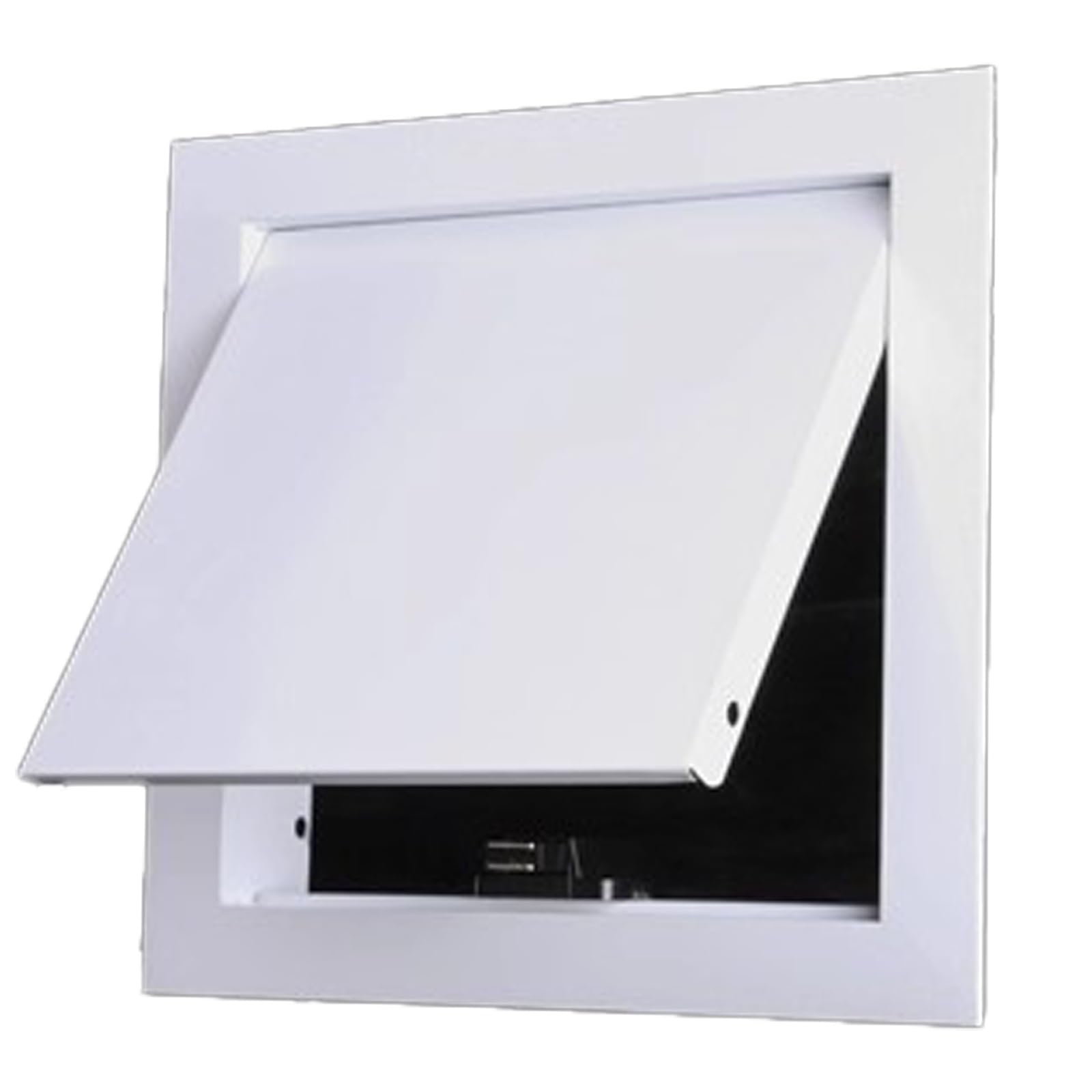 Panel dostępowy do płyt kartonowo-gipsowych z zamkiem magnetycznym, biały stop aluminium do sufitów ściennych(25x35cm)
