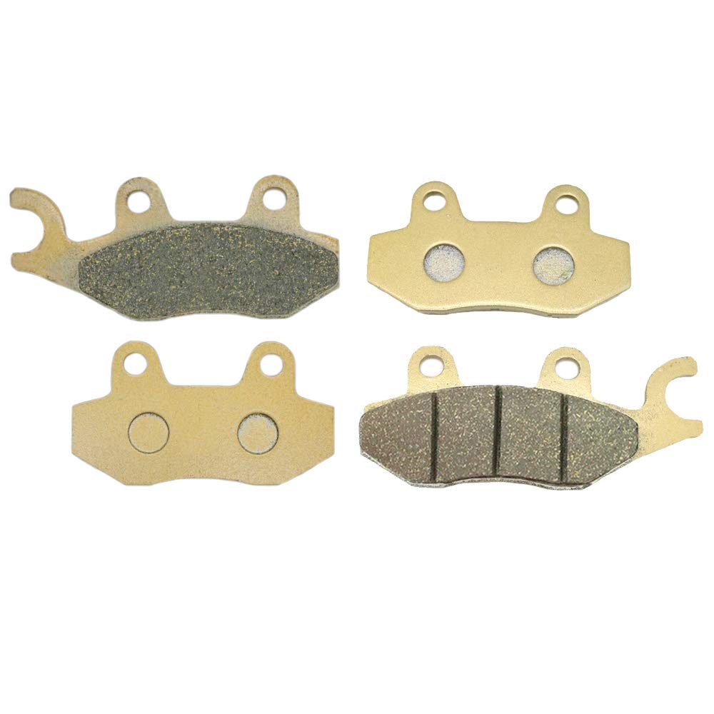 Front & Rear Brake Pads Set For Suzuki LTR 450 LT-R450 QuadRacer 2006-2012 - 6 Piece Semi-Metal Set