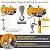 Electric Hoist 1320 lbs Electric Winch, Wire Remote Control Power System 110V Electric Lift, Household Small Crane withith Emergency Stop Switch for Factories Warehouse Garage Lifting and Hoisting