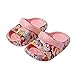 Pantoufles pour Enfants, Chaussures de Trou de Bébé Antidérapantes pour Ménage d'Eté Baotou pour Garçons/Filles Sandales de Plage (Graffiti Rose, 21 EU/180)