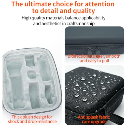 Bolsa de almacenamiento impermeable y compacta compatible con OSMO Pocket 4 y 3 3