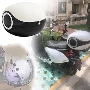 Evports Helmet Luggage Storage Top Case, Storage Carrier Case Motorcycle, Scooter Motorcycle Trunk, With Mounting Hardware And Lining For Single Helmet A 6 51gbem1diml. sl500 . ss300