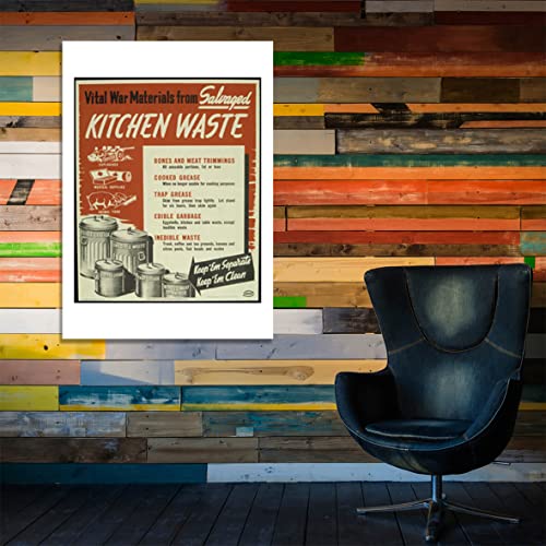 Affiche Seconde Guerre mondiale Vital War Materials, format extra large mat sans cadre - 6