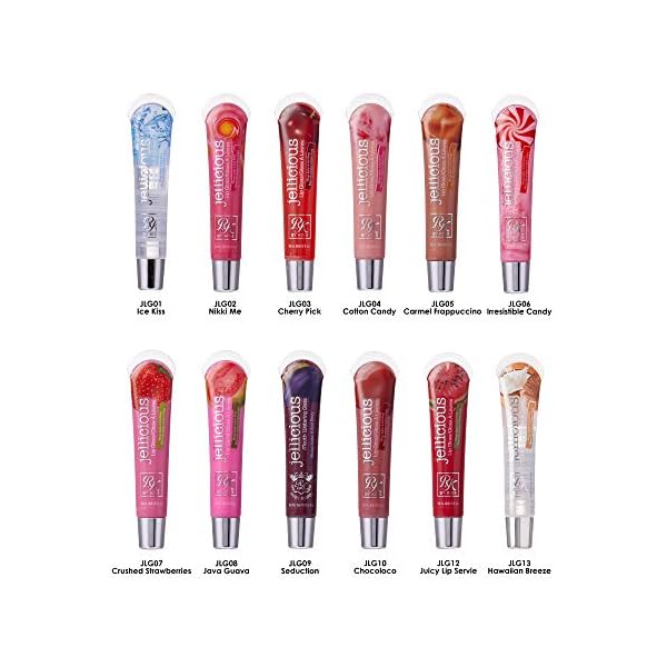 Ruby Kisses Jellicious Mouth Watering Lip Gloss (JLG01 & JLG04 & JLG13)