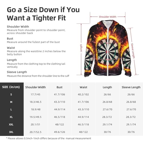 UPF 50+ Sun Protection Hoodie Long Sleeve Dart Board Sun Shirt Rash Guard Fishing Shirts for Men2