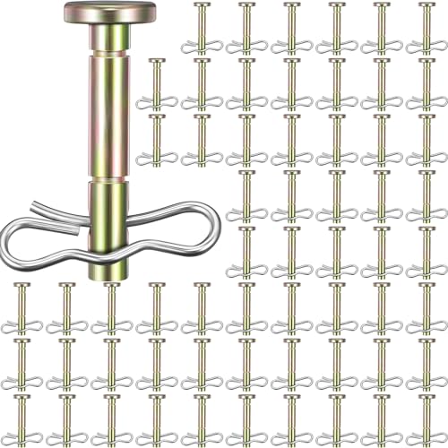 Tandefio 60 Sets Shear Pins and Cotter Pins for Snowblower 738-04124A and 714-04040 Replacement Shear Pin Kits Snow Blower Replacement Parts Compatible with Cub Cadet Troy Bilt 24 26 Snow Thrower