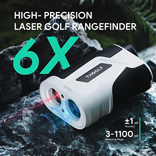 Golf Rangefinder with Slope, THGOLF 700 Yards USB C Rechargeable Rangefinder Golfing with Flag Acquisition, Pulse Vibration and Fast Focus System, 6X Magnification, ±1 Yard Accuracy - Image 3