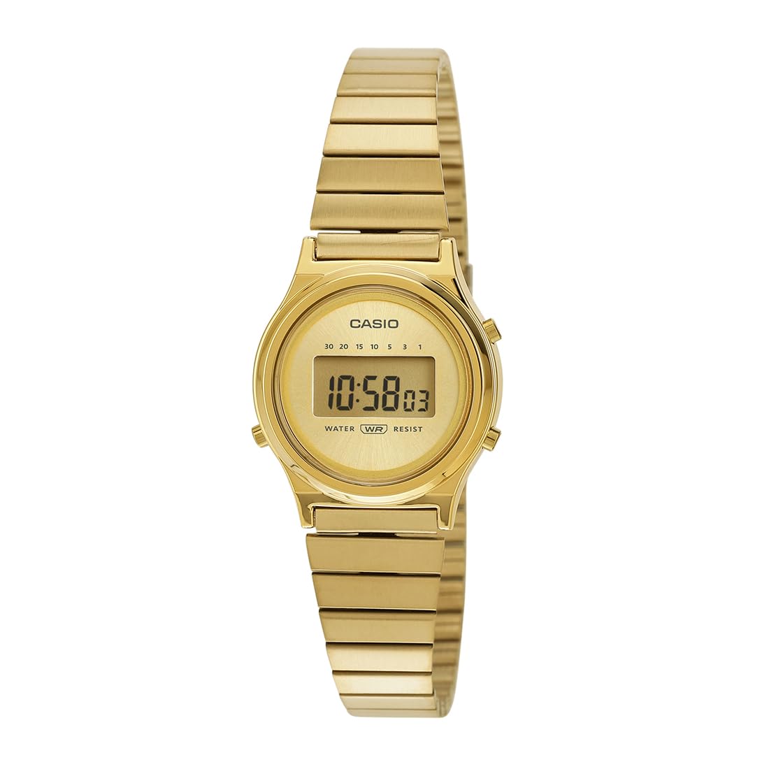 casio Vintage LA700WEG-9ADF Gold Digital Dial Gold Stainless Steel Band A2233-picture-18