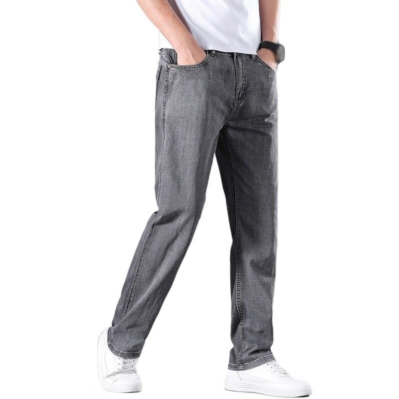 Spring and Fall Jeans Formal Casual Jeans Classic Stretch Jeans(35)2