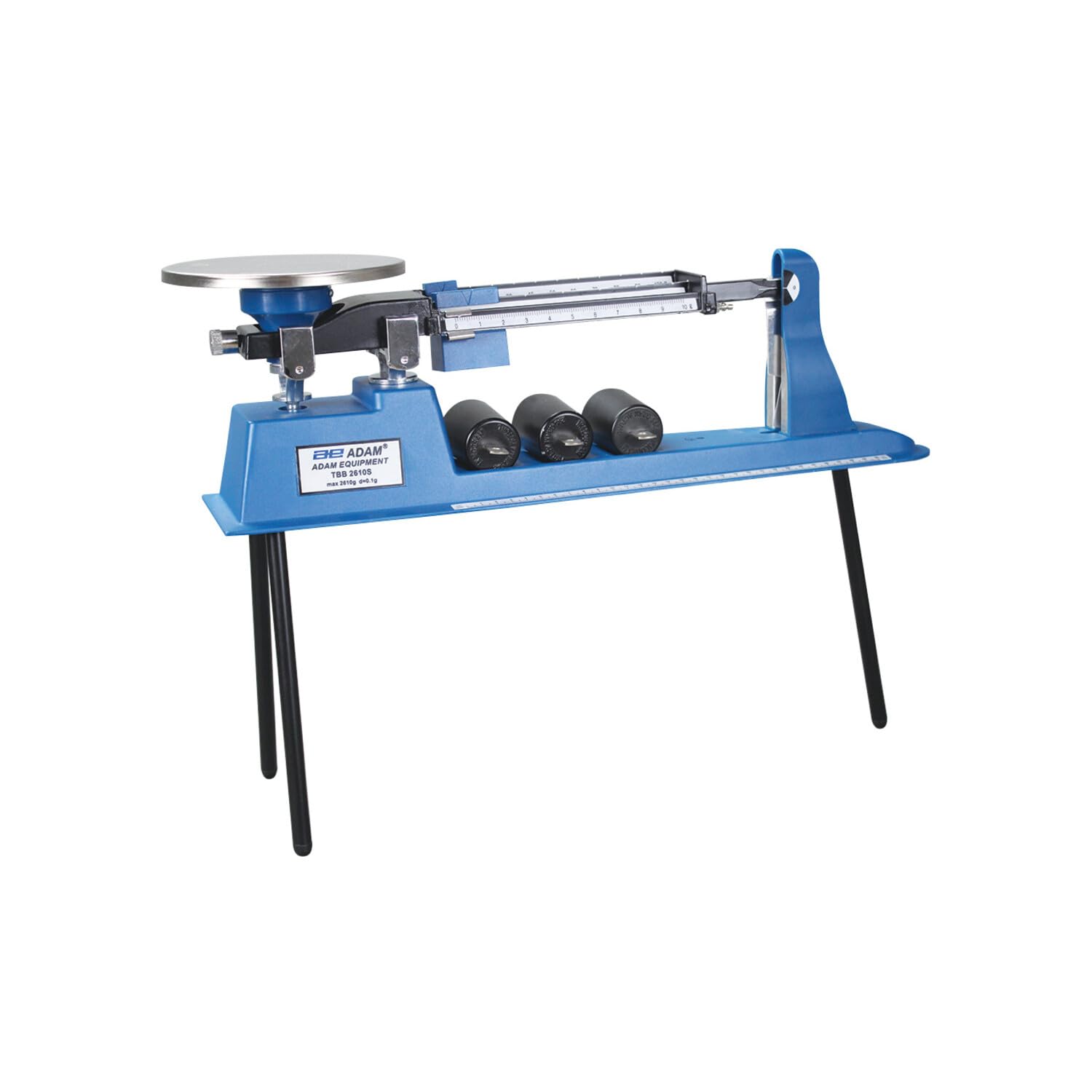 AE ADAM TBB 2610S Balanza de Triple Brazo con Capacidad de 2600g y Legibilidad de 0.1 g