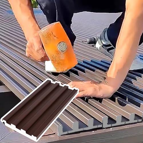 Toiture de pergola et abri moto abrités par la tôle ondulée isolante 1.6m - 3
