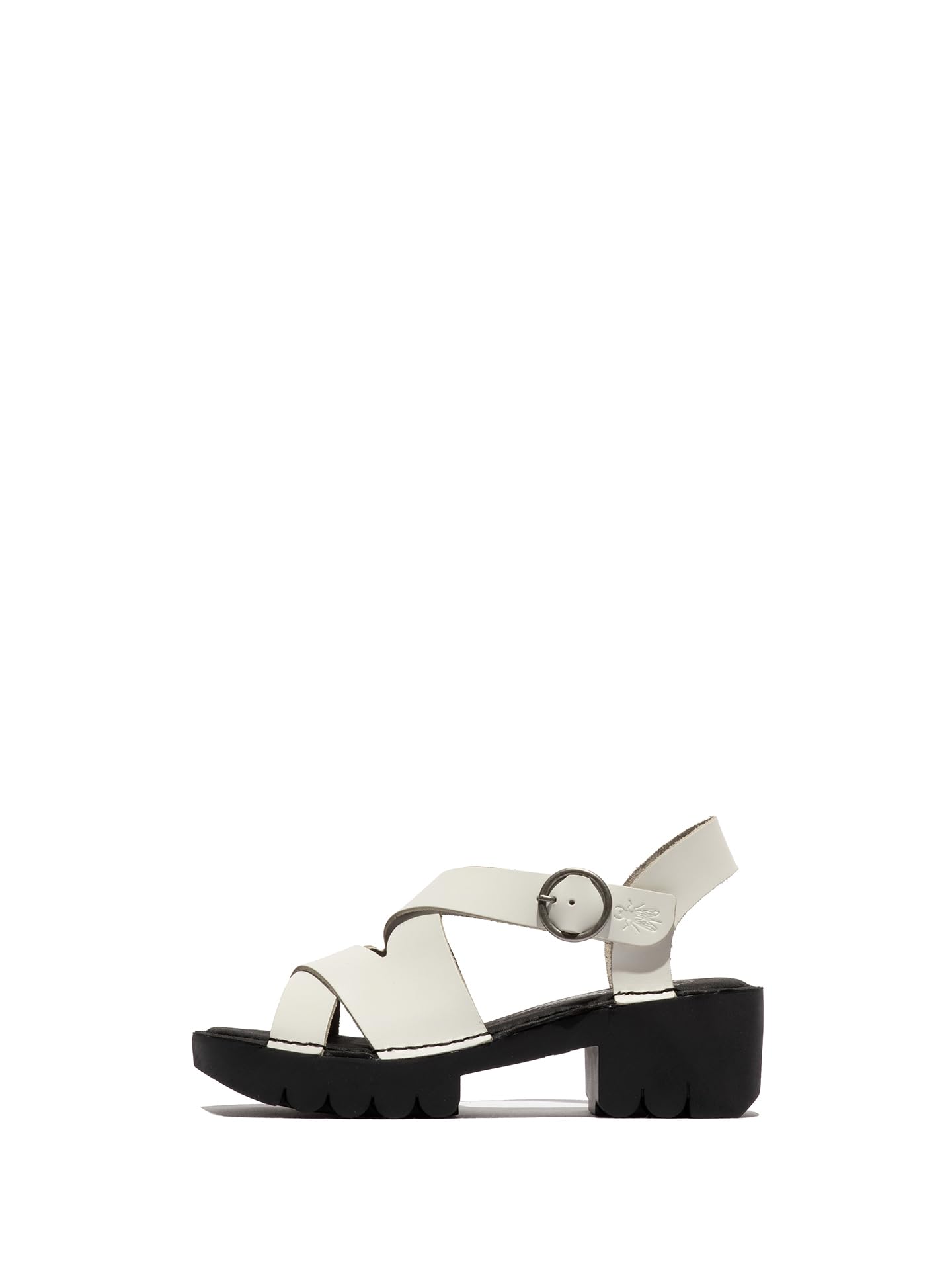 Fly London Women's ERIA536FLY Sandal, Offwhite, 4 UK