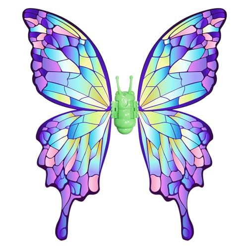 Aile d'ange papillon fée électrique à battement automatique pour costume de fille