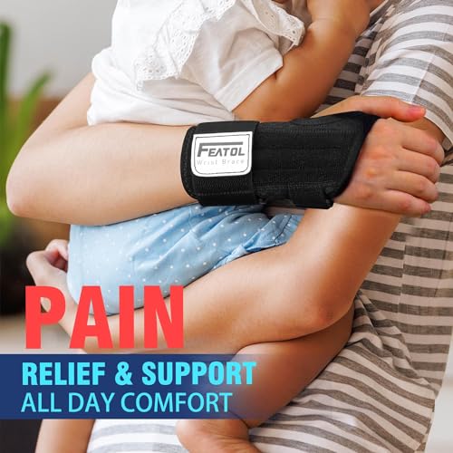 Featol 001 2 Pack Carpal Tunnel Wrist Brace thumb #4