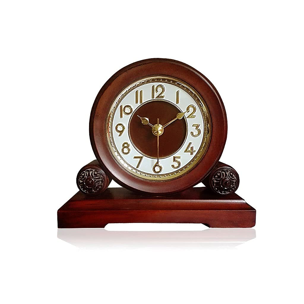 Mantel Clocks Vmarketingsite , Battery Operated, Silent Wood Table Clock  With Westminster Chimes Mantel Clocks For Living Room