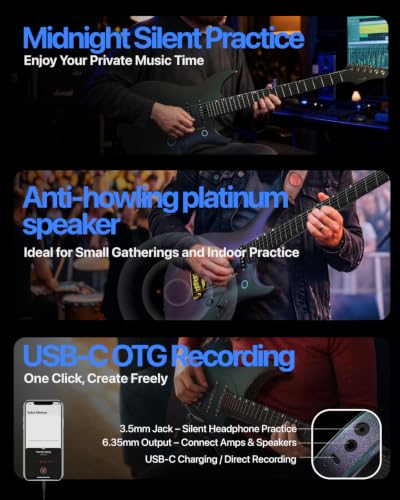 Image of ENYA INSPIRE PRO AL 39 inch Smart Electric Guitar, with Custom APEX LAB Pickups