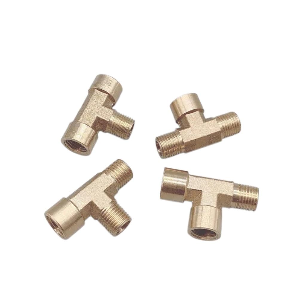 Conector de tubería de latón con rosca macho y hembra de 1/8", 1/4", 3/8" y 1/2", tipo T BSP, accesorios de cobre, FMF, 3/4".