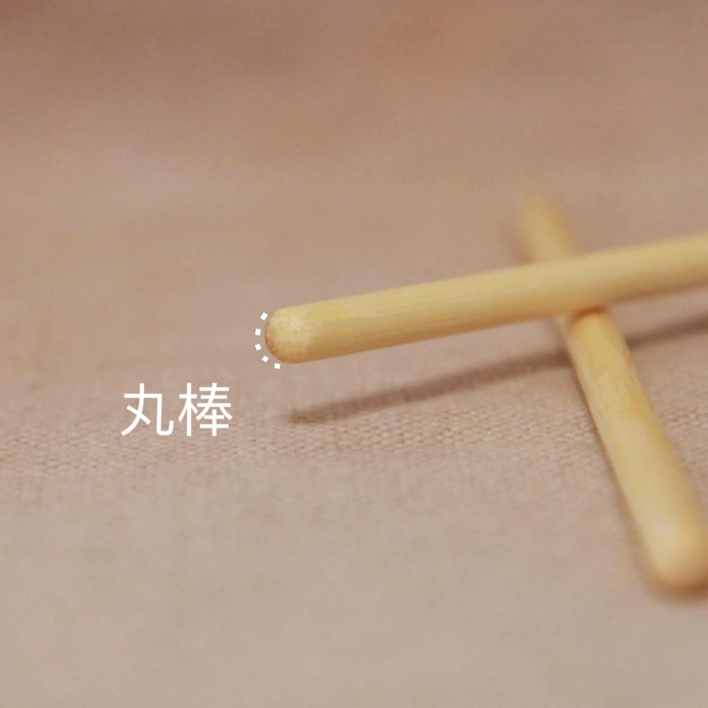 Amazon｜KUNNKENN 和菓子の道具 三角棒・竹製押し棒 2点セット 和菓子