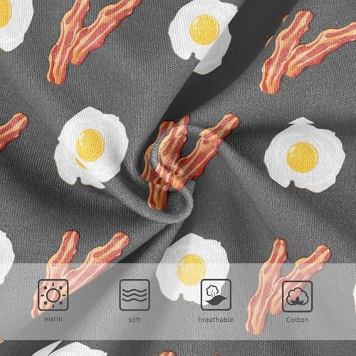 Girls Underwear Soft Cotton Eggs Bacon Kids Panties in Sizes 2/3t, 4t, 5t, 6 and 83