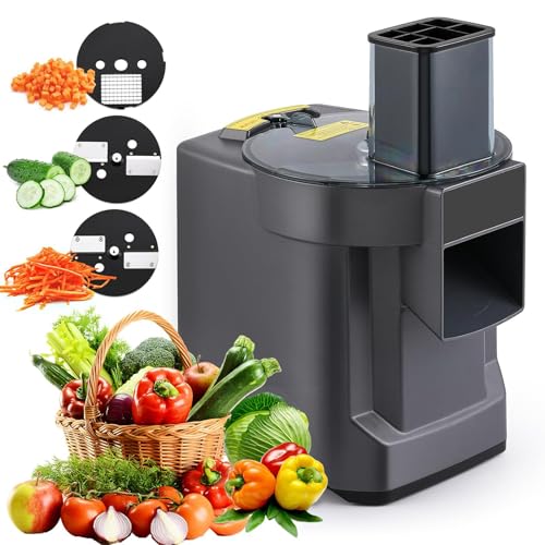Fully Automatic Vegetable Cutting Machine, Commercial All-Steel Cutter with Suction Cups for Easy Removal, Ideal for Potatoes and Other Vegetables