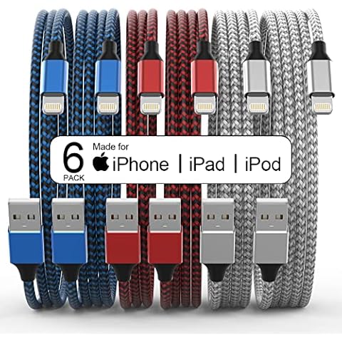 Apple MFi Certified Nylon Braided iPhone Charger Cable Cover