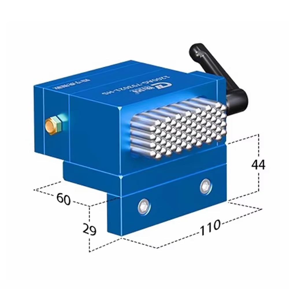 iDili 4/6 Inch Manual Bench Vice Flexible Fixture, CNC Assembly Fixed Special Clamping Holder Laser Marking Machine Locator ?4 Inch?