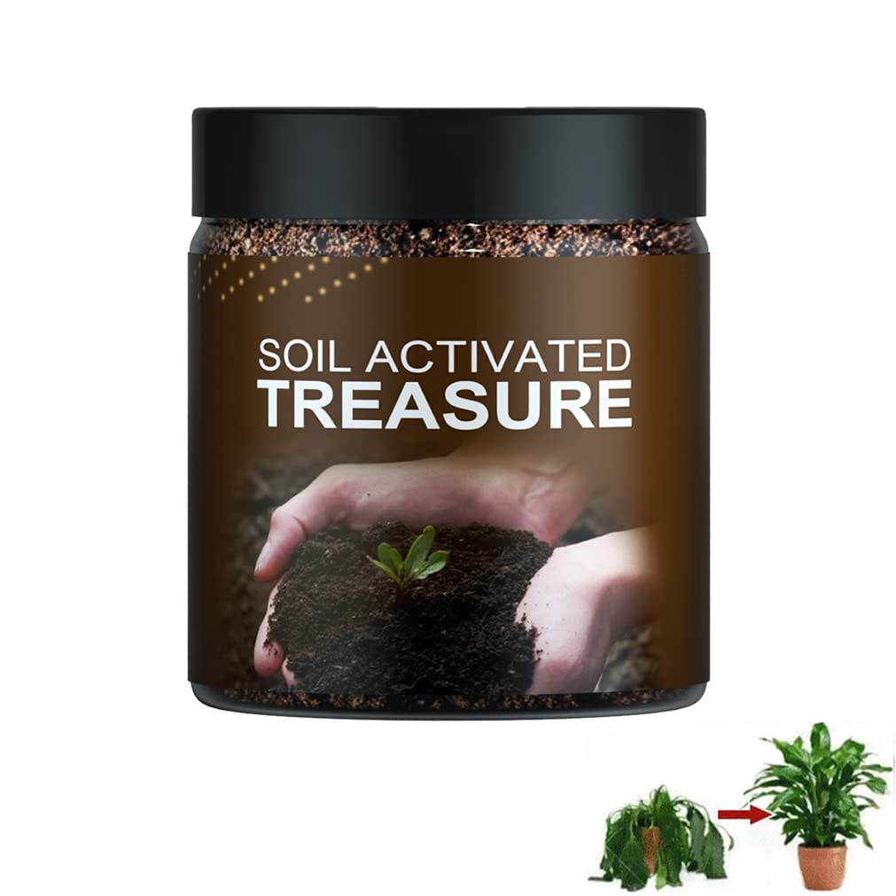 Soil Activated Treasure, Soil Activators For Garden Beds , Potting Mix, Lawns And Gardens, Pimprove Soil, Improve Nutrient Uptake, Soil Plant Flower Fertilizer Activation Treasure Activator (1)
