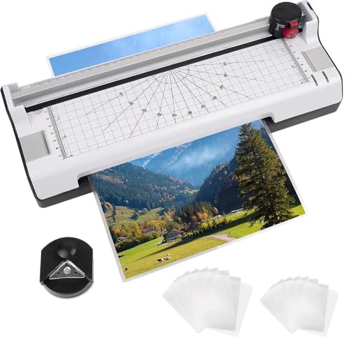 Plastificadora e Laminadora, Portátil 220V para Formatos A4 e A7 Compacta e Fácil de Usar, Ldeal para Casa e Escritório