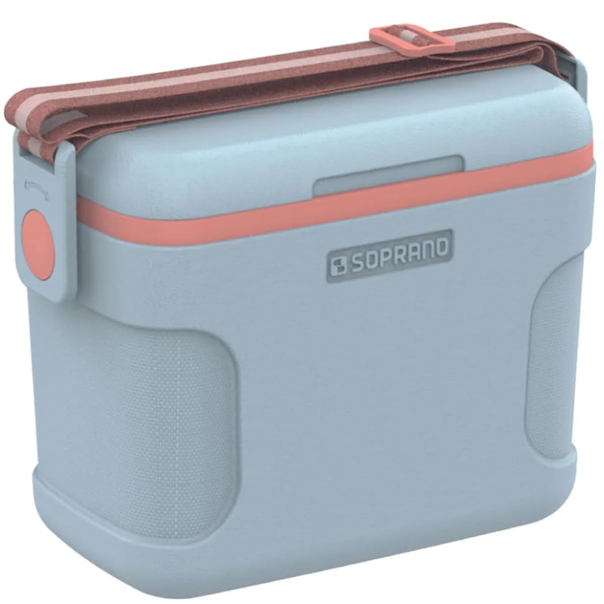 Caixa Térmica Cooler 8 L Azul/Laranja Sunset - Soprano | Amazon.com.br