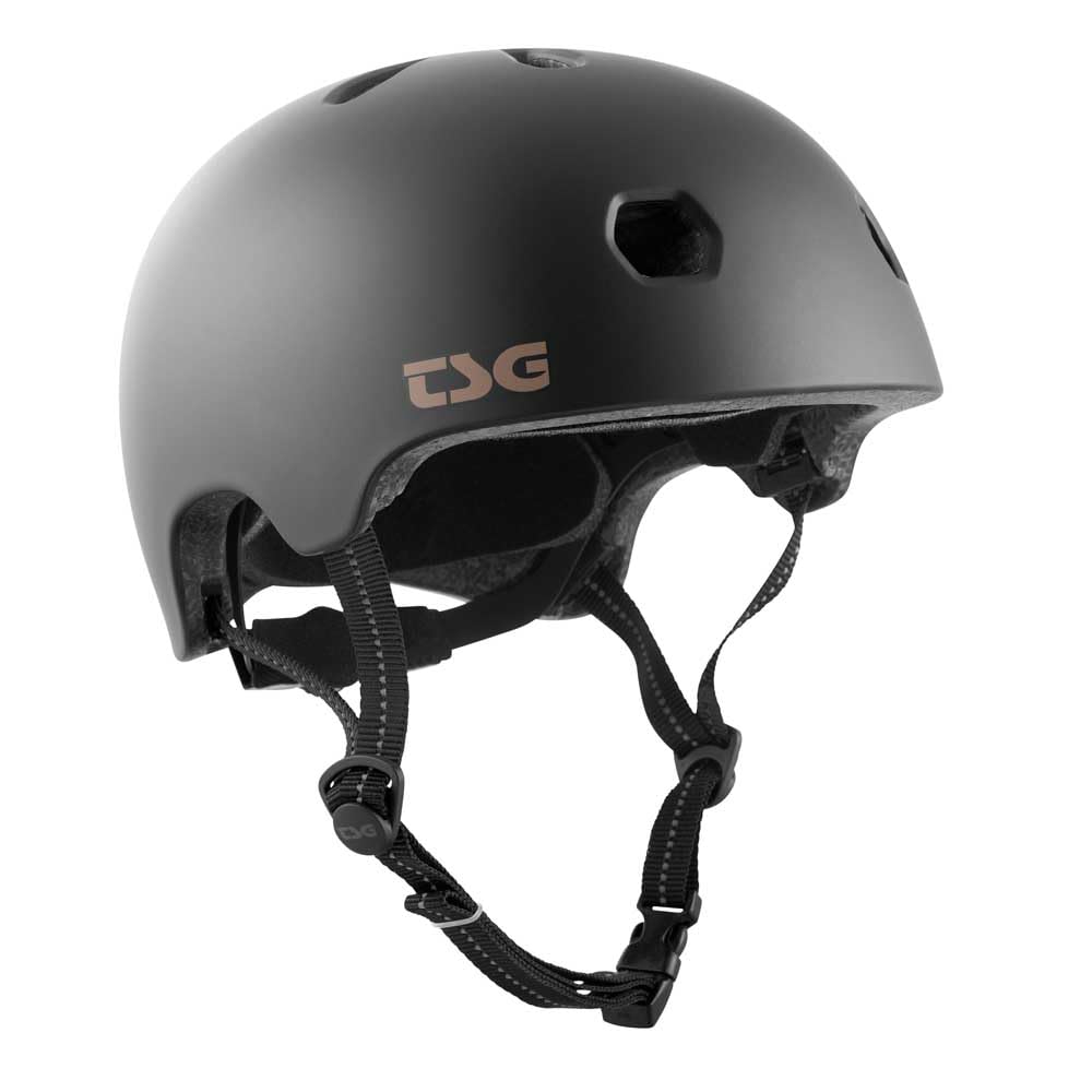 Tsg Meta Solid Color Mezzo Guscio Casco, Unisex, Meta Solid Color, Satin Nero, L/Xl-image