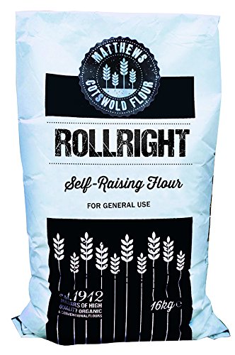 Matthews Cotswold Self Raising Flour | Premium Grade Extra White | Made from 100% British Wheat | Specialty | Artisanal | Milled In Britain (16kg Bag (Single Sack))