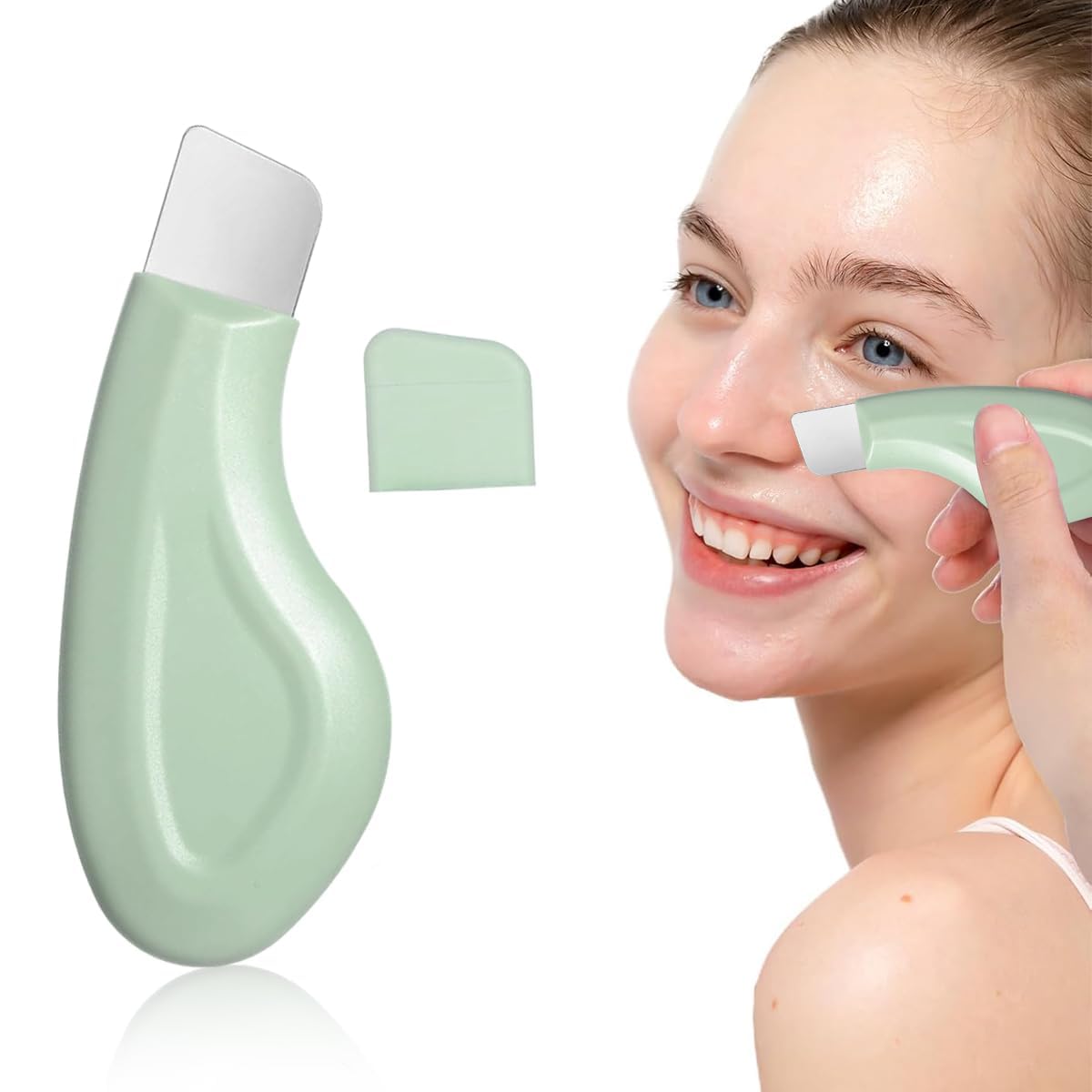 Blackhead Removal Tool, Silicone Face Scrubber Black Head Remover Tool for Deep Cleansing, Nose Blackheads Skin Care Tool for Men Women Pore Cleaning, Acne, Whitehead, Comedones