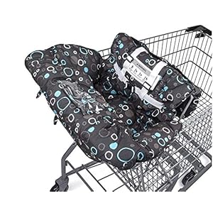 Premium Shopping Cart Cover & High Chair Cover, Easy Install, Harness System, Soft Comfort Cushioning, Universal Size…