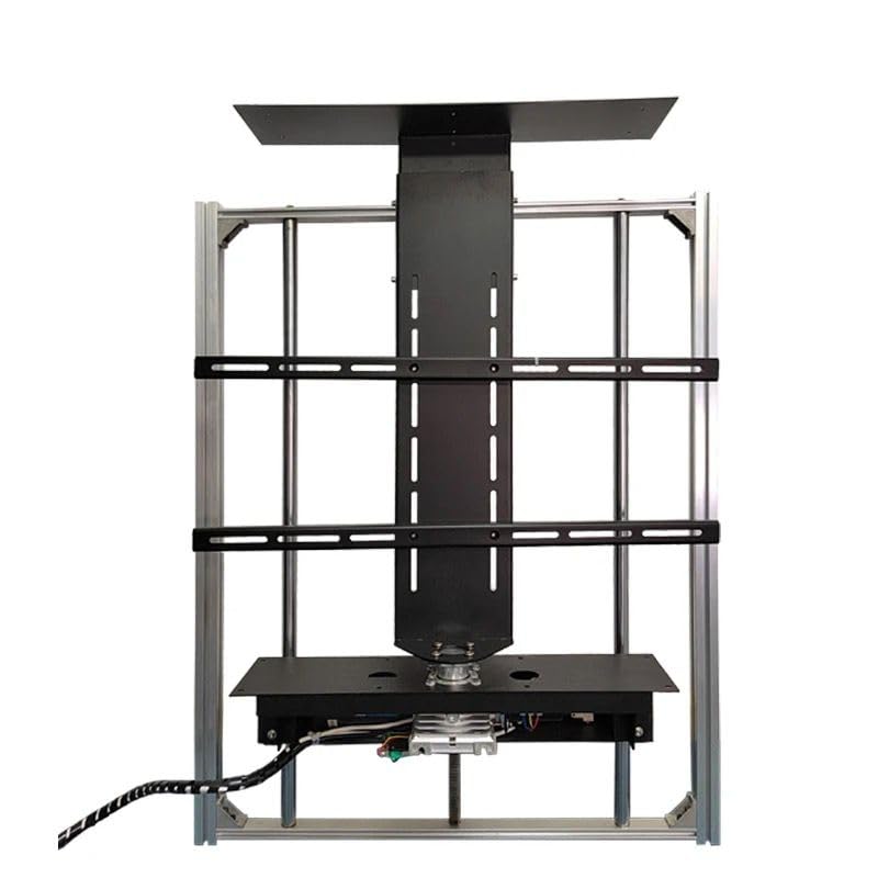 Image of Audiovan 180 Degree Tv Lift Popup Rotation with Remote and Switch Control Tv Lift 180 Degree Led Screen Fit 32-65 Inches Motorized Tv Revolving Bracket (Motorized Rotation)