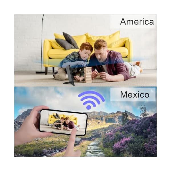 GIIRKUUU Spy Camera Picture Frame - Hidden Camera 1080P WiFi HD PIR Motion Detection Night Vision Offline Video Recorder Remote Real Time View Live Camera 1 Year Standby Security Nanny Cam - Image 6